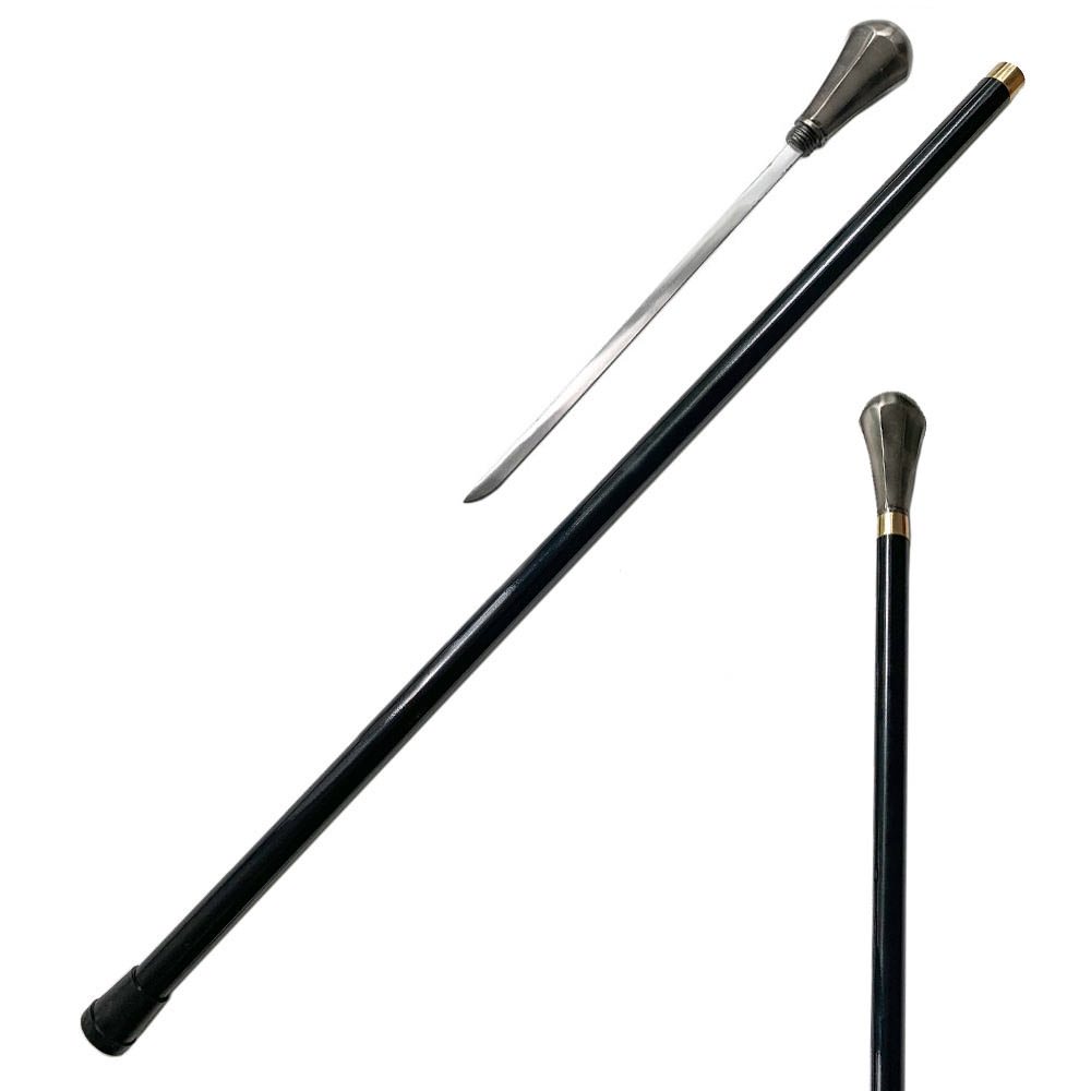 Round Head Sword Cane - Tophatter's Army Products & Self Defense Collectible Weapons - Tophatter Daily Deals